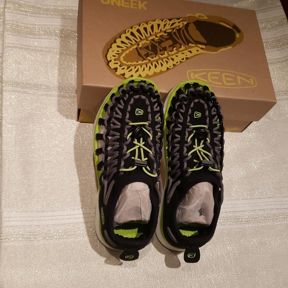 Keen NEW Uneek O2 Corded Water Sneakers Hiking Sport Sandals Youth Kids Unisex 1